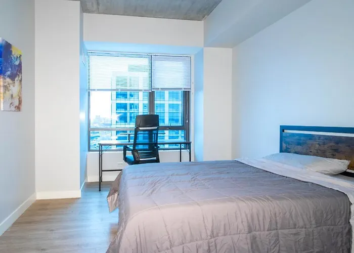 Private Bedroom In Luxury East Boston Condo