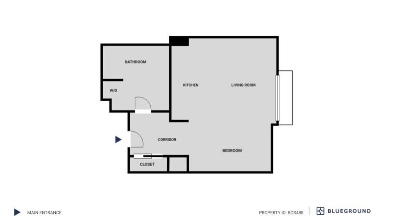 Luxury Point 1br W Wd Gym Bos-488 Apartment *