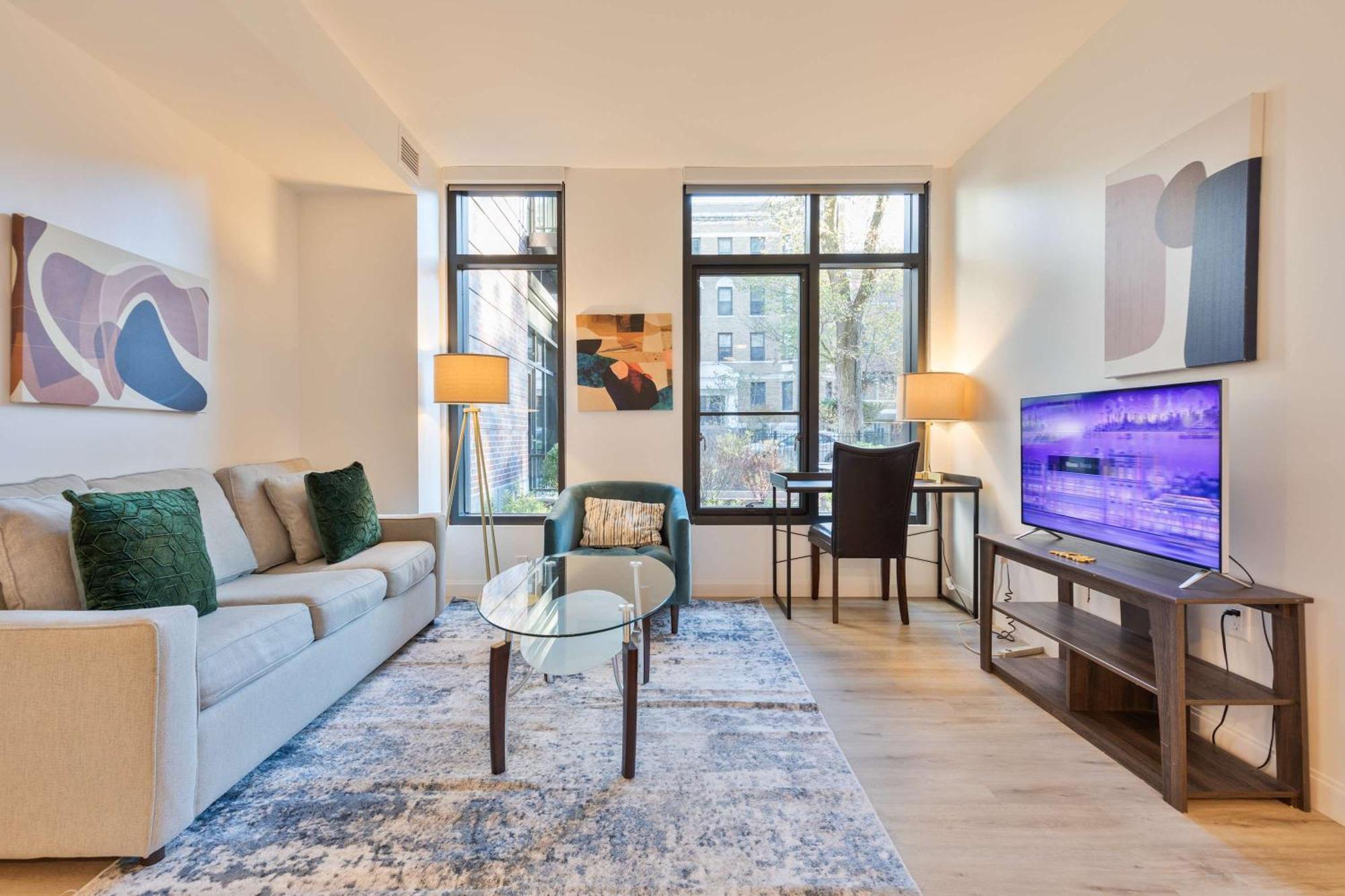Gorgeous With Kitchen With Gym Apartamento Boston