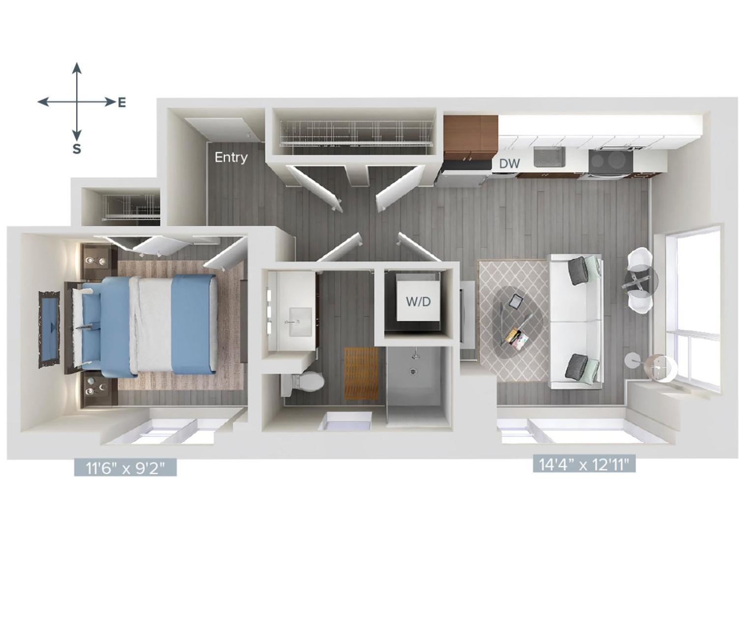 North Station 1br W Wd Gym Nr Td Garden Bos-340a