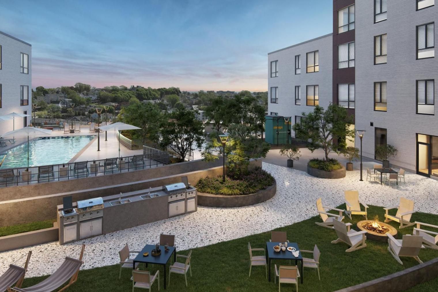 Apartment Blueground Revere Gym Ev Charging Pool Wd Bos-1097 Boston