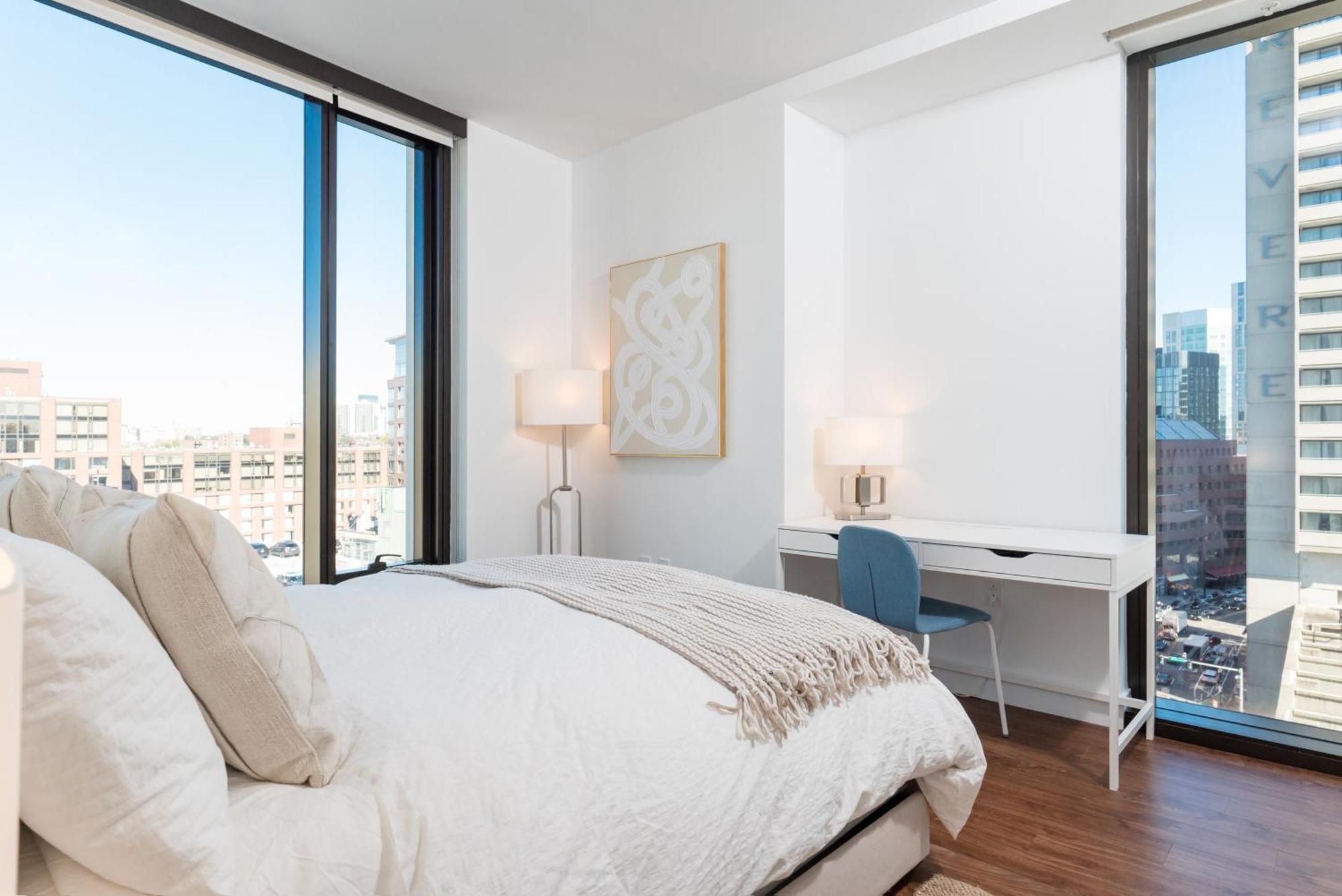 Apartamento Luxury 2br Backbay Common T-station Roof Lounge Gym Boston